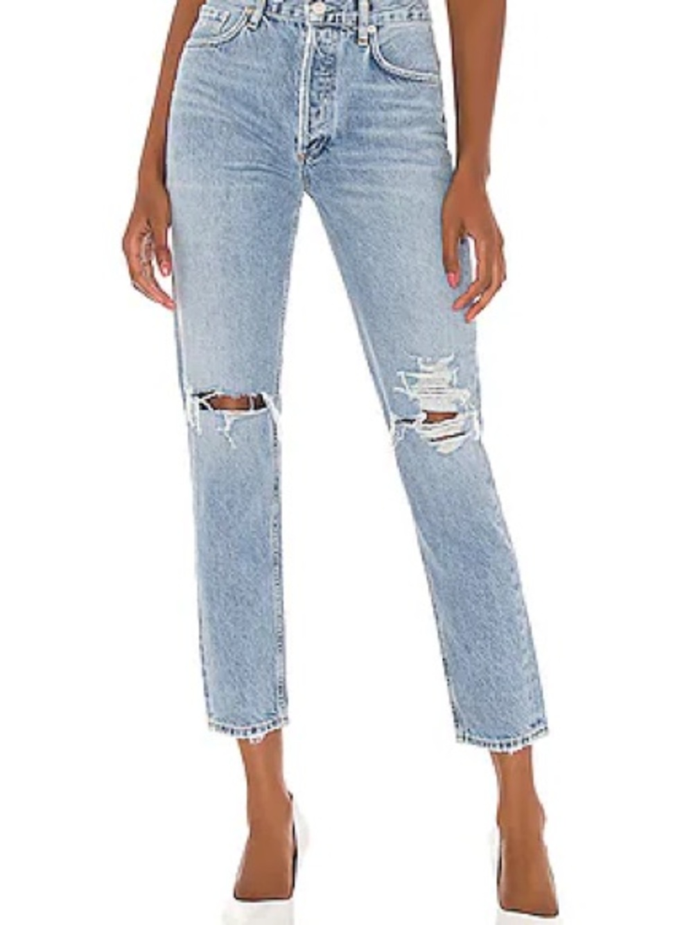 AGOLDE JAMIE High-Rise Straight Jeans